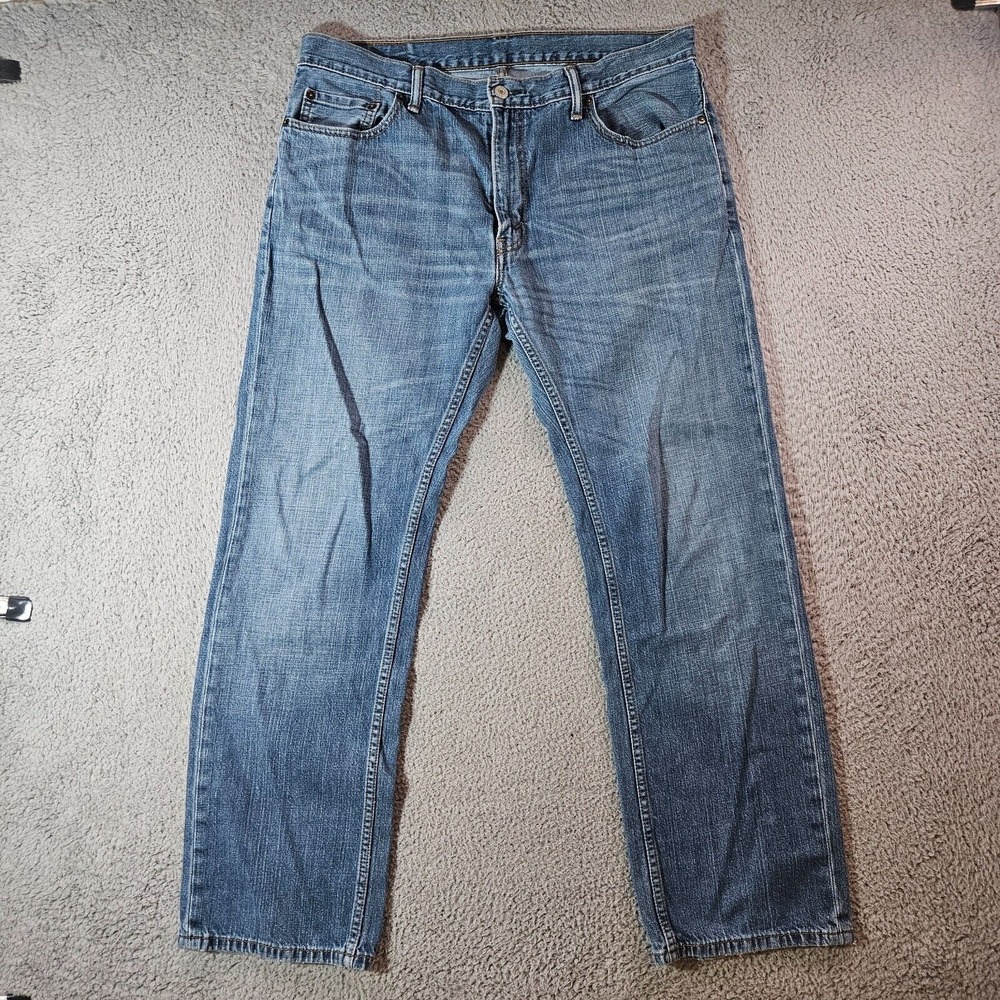 Levi's 559 Men 36x31 Zip Fly Medium Wash Relaxed Straight Leg Baggy Skater Y2K